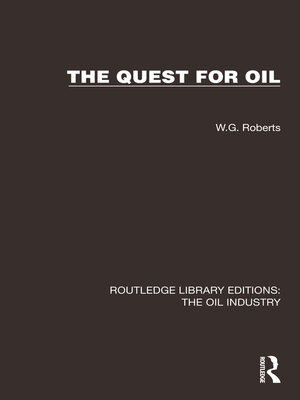 cover image of The Quest for Oil